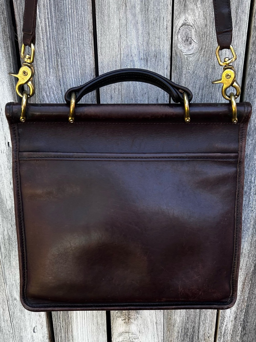 Coach Vintage Willis Bag 9927 Leather Mahogany Brown - Picture 10 of 16
